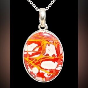 Elegant 925 Silver Noreena Jasper Pendant